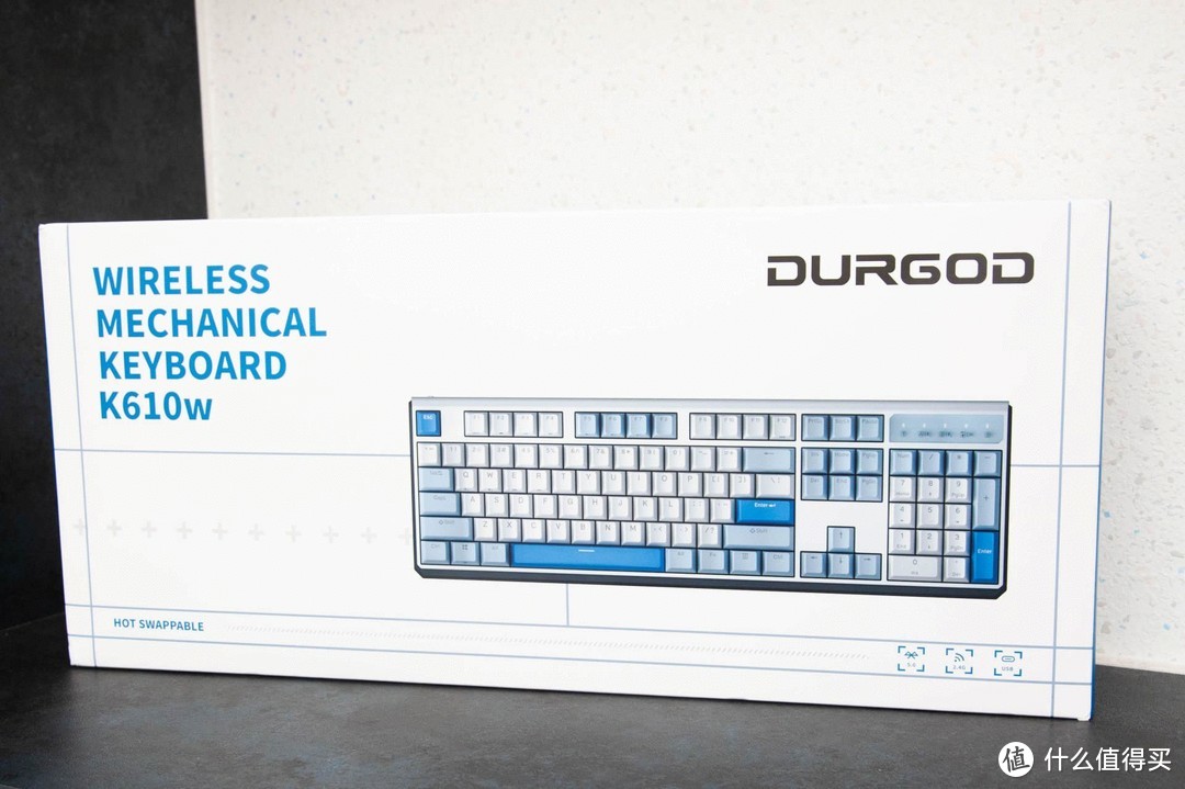 超乎想象的长续航 杜伽K610w无线机械键盘