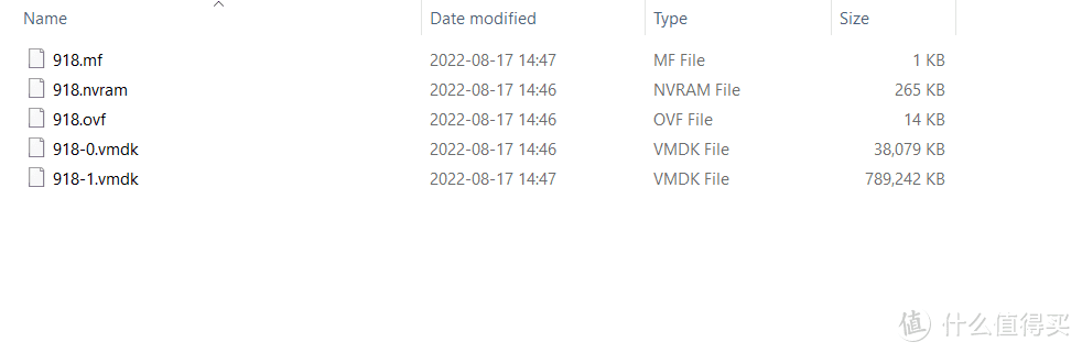 OVF and VMDK files