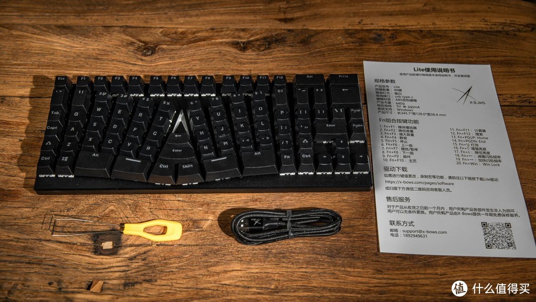 X-Bows Lite人体工程学键盘体验，刚换的时候不会打字了