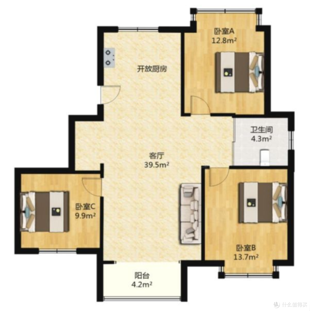 花3万做水电和门窗，直接半毛坯入住，住了6年也省下了不少钱