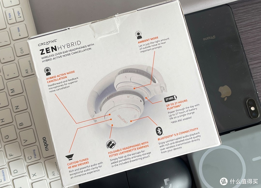 音为有你静享降噪新境界-创新Zen Hybrid无线头戴蓝牙耳机走心评测
