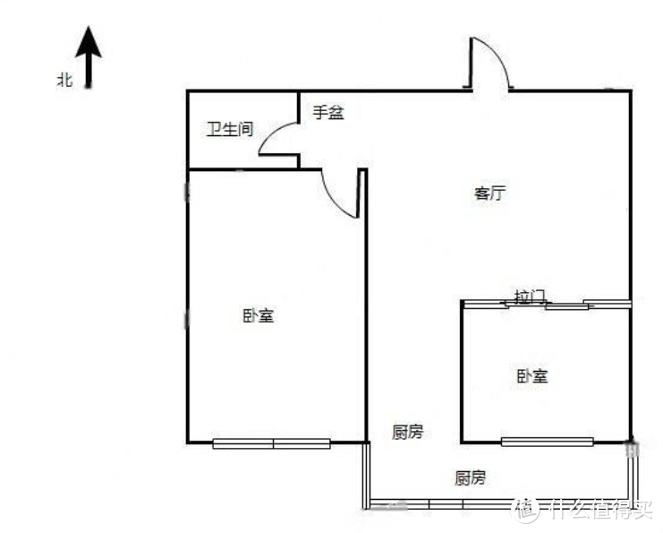 50㎡小户型，客厅里硬挤出榻榻米盒子房，单身公寓变成小两房