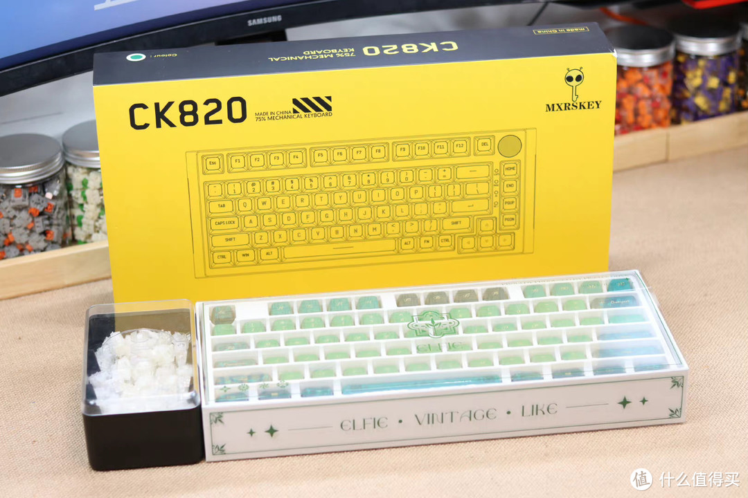 MXRSKEY CK820 无线三模75%客制化键盘套件组装分享