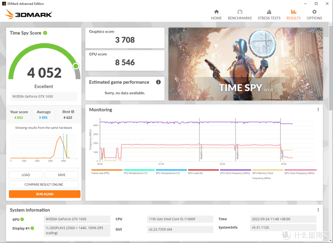 技嘉GTX1650 D6 OC 4G晒单，附GTX1050Ti对比测试