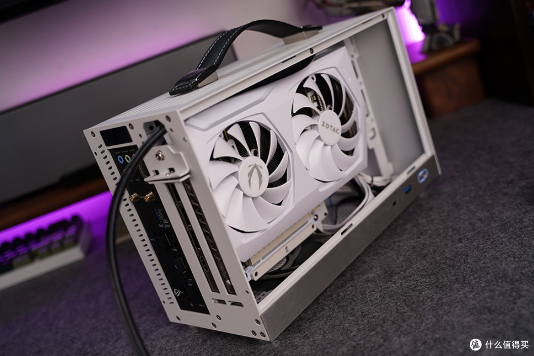 12490f b660i xpgddr5 3060,便携白色a4小机箱装机展示-值得买