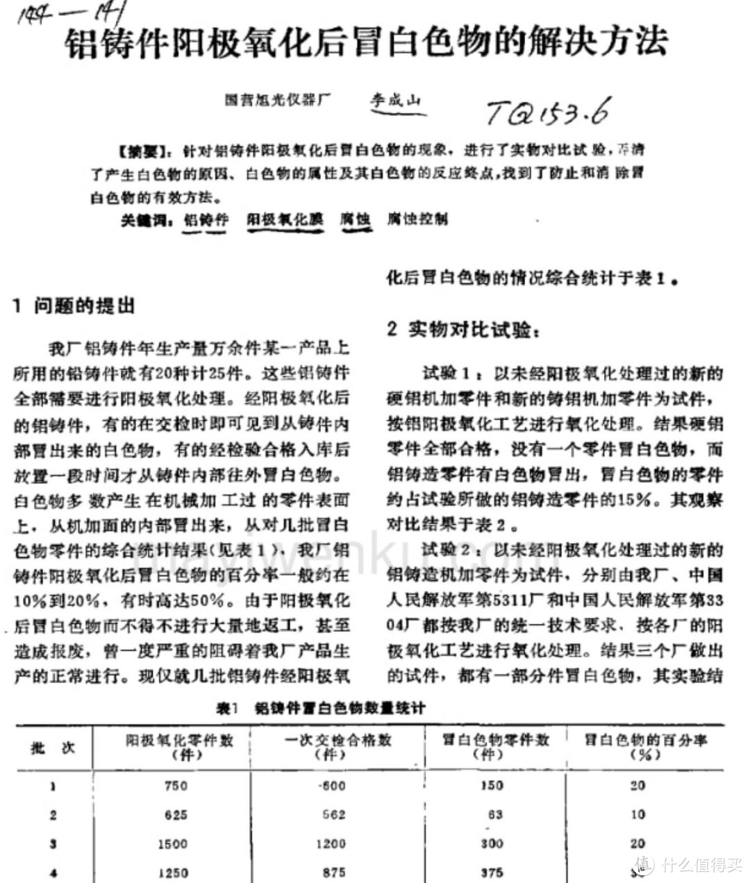 洗衣机铝铸件风道，氧化后冒白色物的根本原因 ！