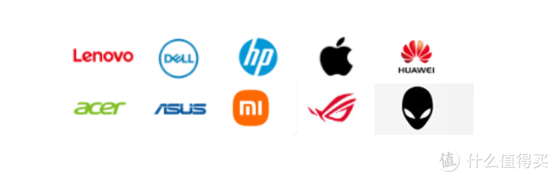部分笔记本电脑厂商 logo 一览
