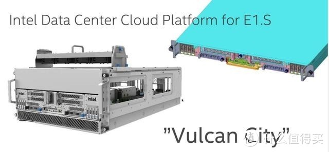 采用E1.S硬盘规格的INTEL Vulcan City服务器