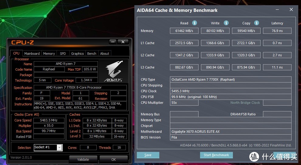 大冤种还是大宝贝？AMD锐龙R7 7700X平台装机实测：GO ELITE够给力！