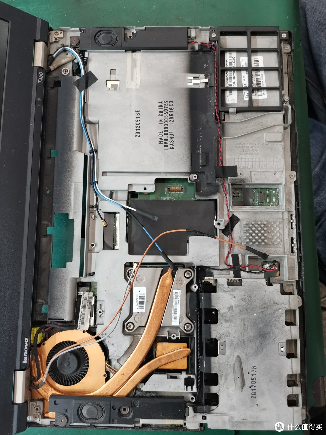T430笔记本电脑拆机清灰