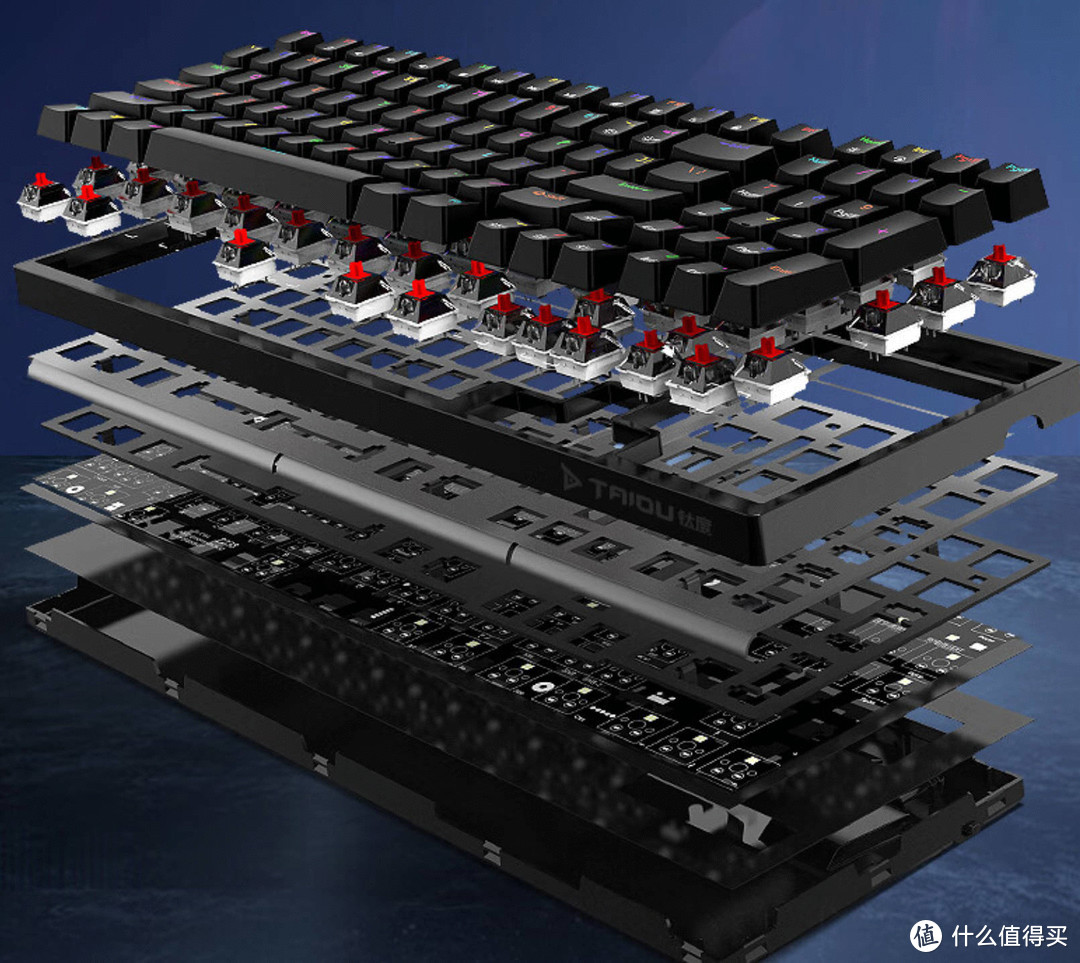 钛度K850彩戏师机械键盘体验：高性价比还兼具DIY性