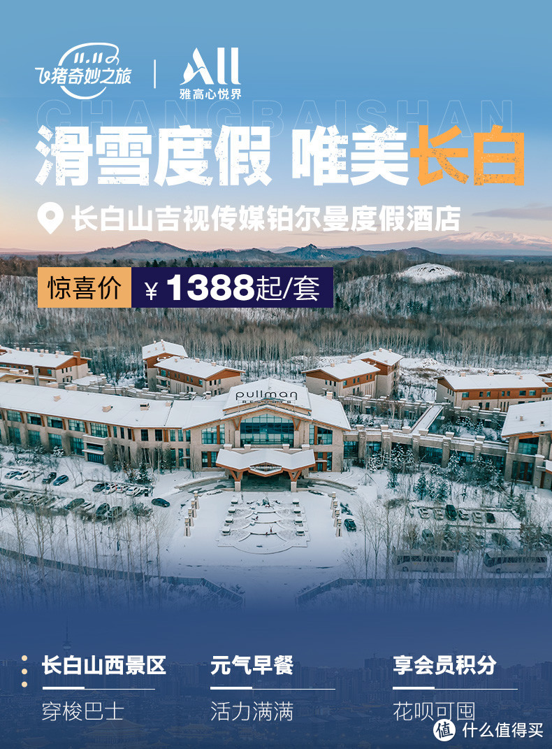 2022飞猪双11滑雪房券销量TOP20