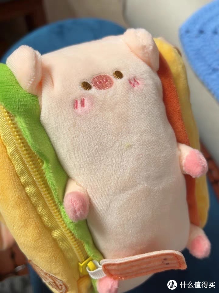 这个三明治的猪猪零钱包，真的太可爱了