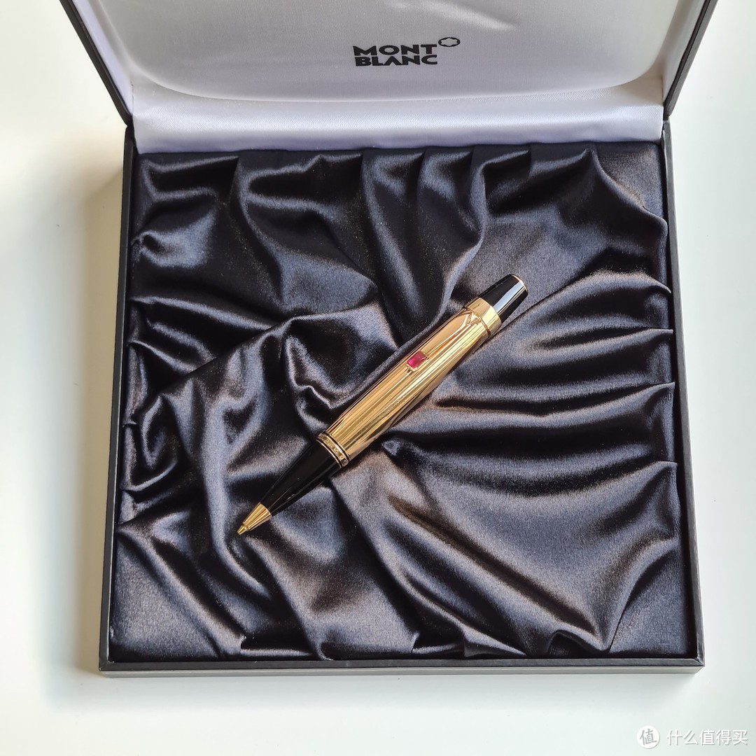 五千元的自动铅笔到底有多美：万宝龙波西米亚镀金红宝石自动铅笔