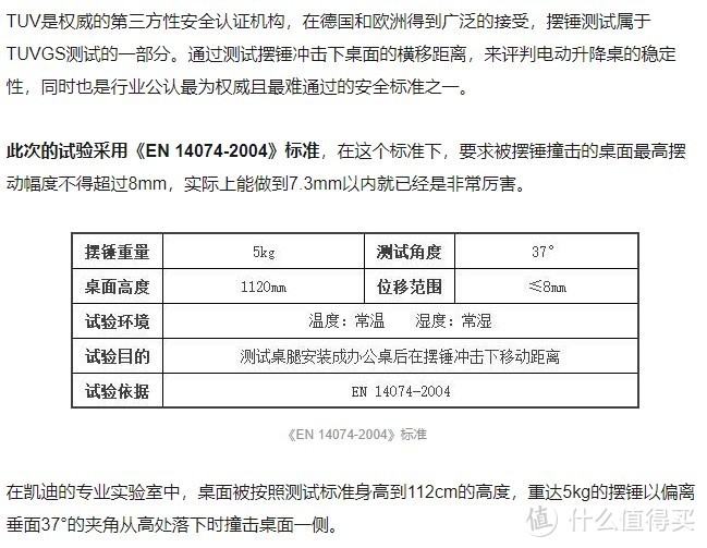 找到一段关于稳定性测试的标准