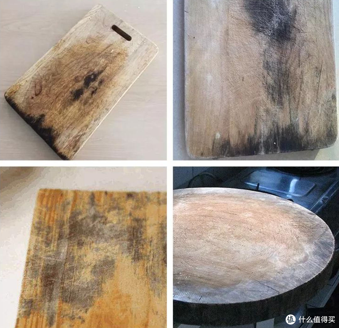 菜板使用7天，细菌多达2亿，发霉发黑的木菜板，真的还能用吗？
