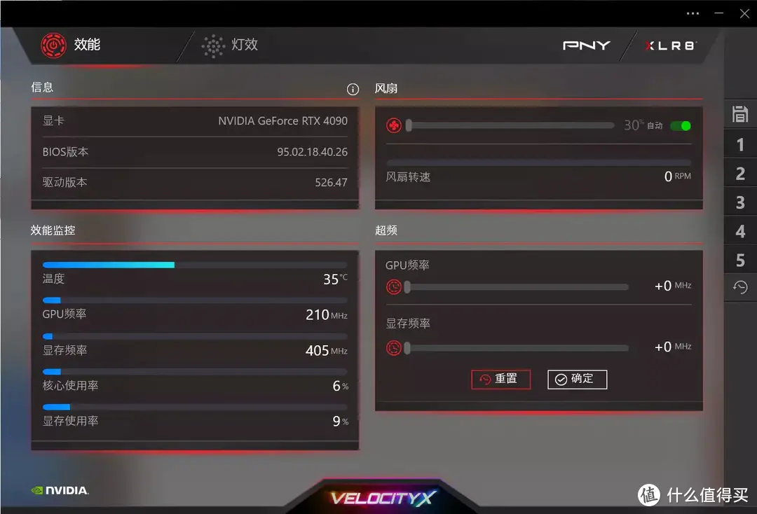 必恩威（PNY）GeForce RTX4090 24GB XLR8 Gaming VERTO EPIC-X ARGB OC显卡评测