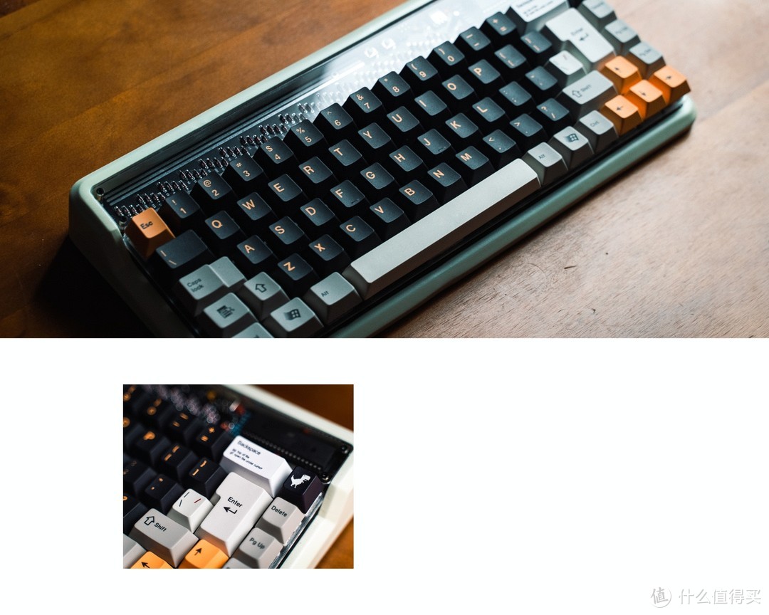 给90年代电子风格客制化键盘加个外壳，满满的怀旧打字机感觉