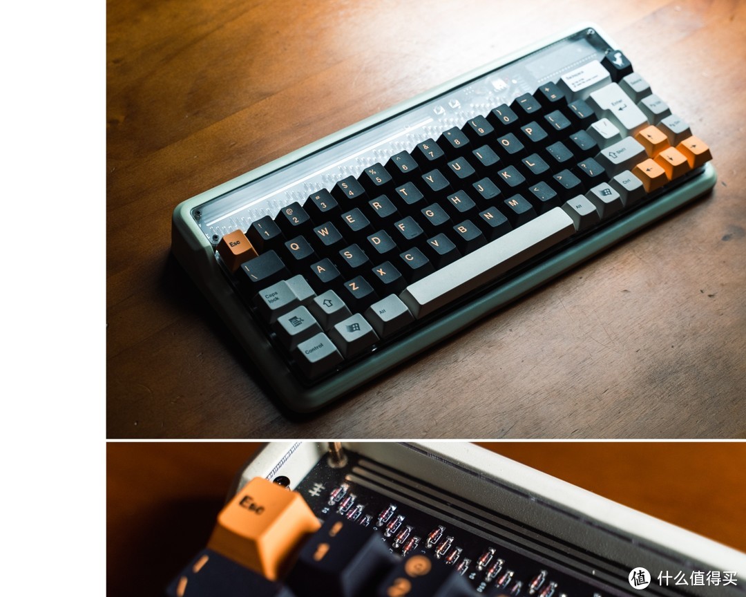 给90年代电子风格客制化键盘加个外壳，满满的怀旧打字机感觉