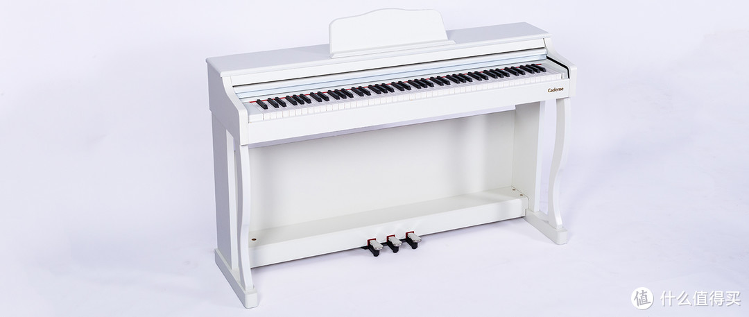 佳德美电钢琴木纹白色款,C-802