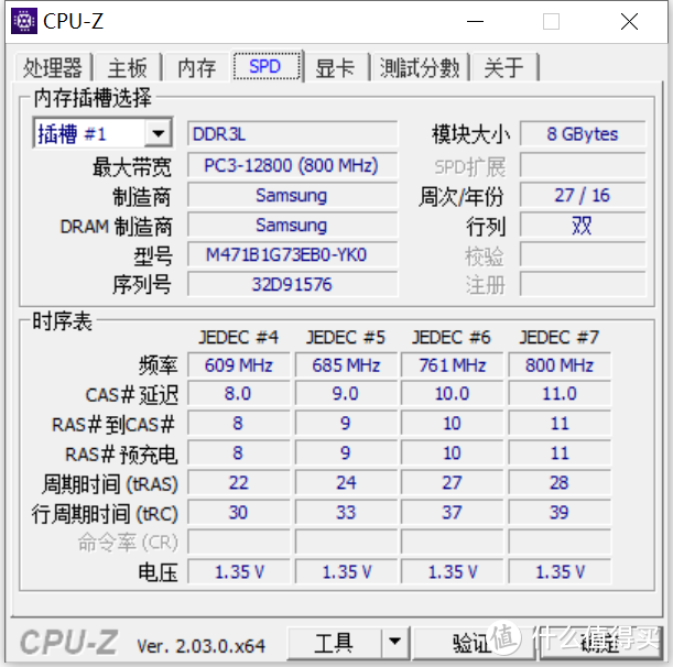 内存详情