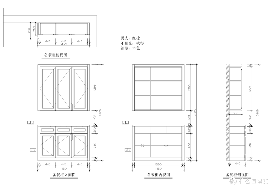 50平投影面积5万价格，见光面红橡木+其他铁衫指接，你觉得贵么？