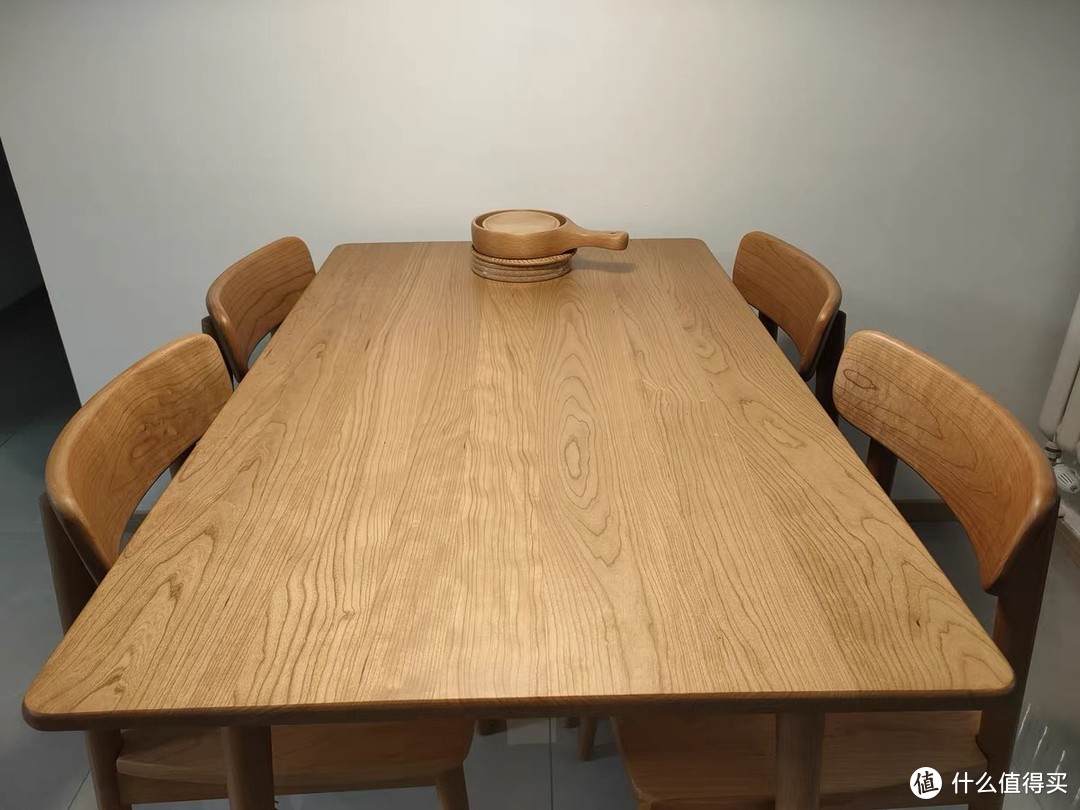小半北欧餐桌家用小户型全实木家具白橡木桌子简约原木餐桌椅组合