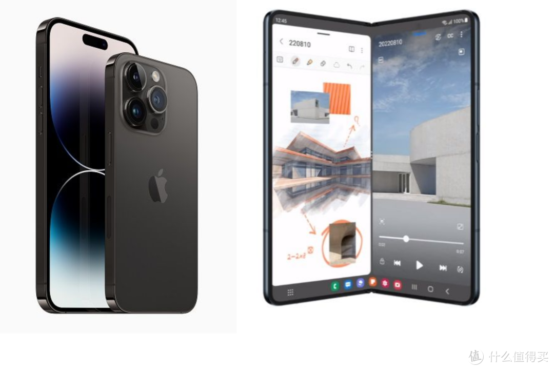传统与折叠硬碰硬！iPhone 14 Pro Max VS Galaxy Z Fold4，你最支持谁？