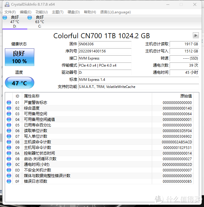 国产固态新选择——七彩虹 CN700 PCIe4.0 固态硬盘开箱简测