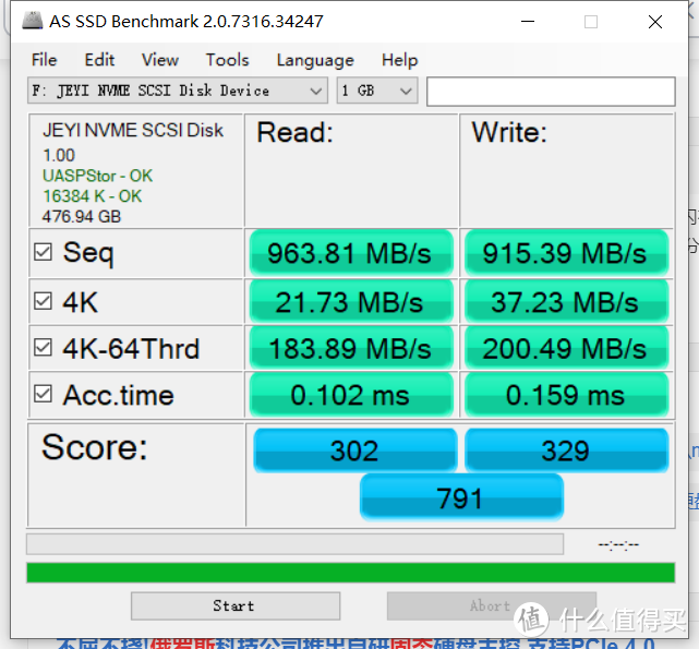 AS SSD Benchmark