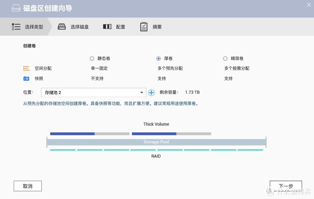 威联通NAS插入第2块新硬盘后的设置教程