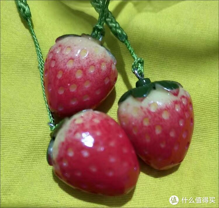 可爱日系少女小草莓手机挂件手腕短绳手机挂绳u盘钥匙挂饰吊坠