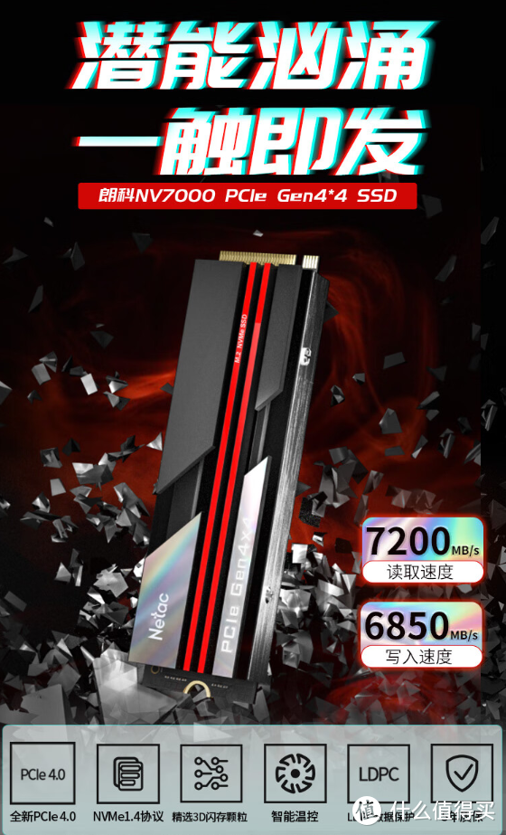 朗科NV7000 2T M.2 SSD评测：2TB每千元的大容量国产M.2 SSD时代来了