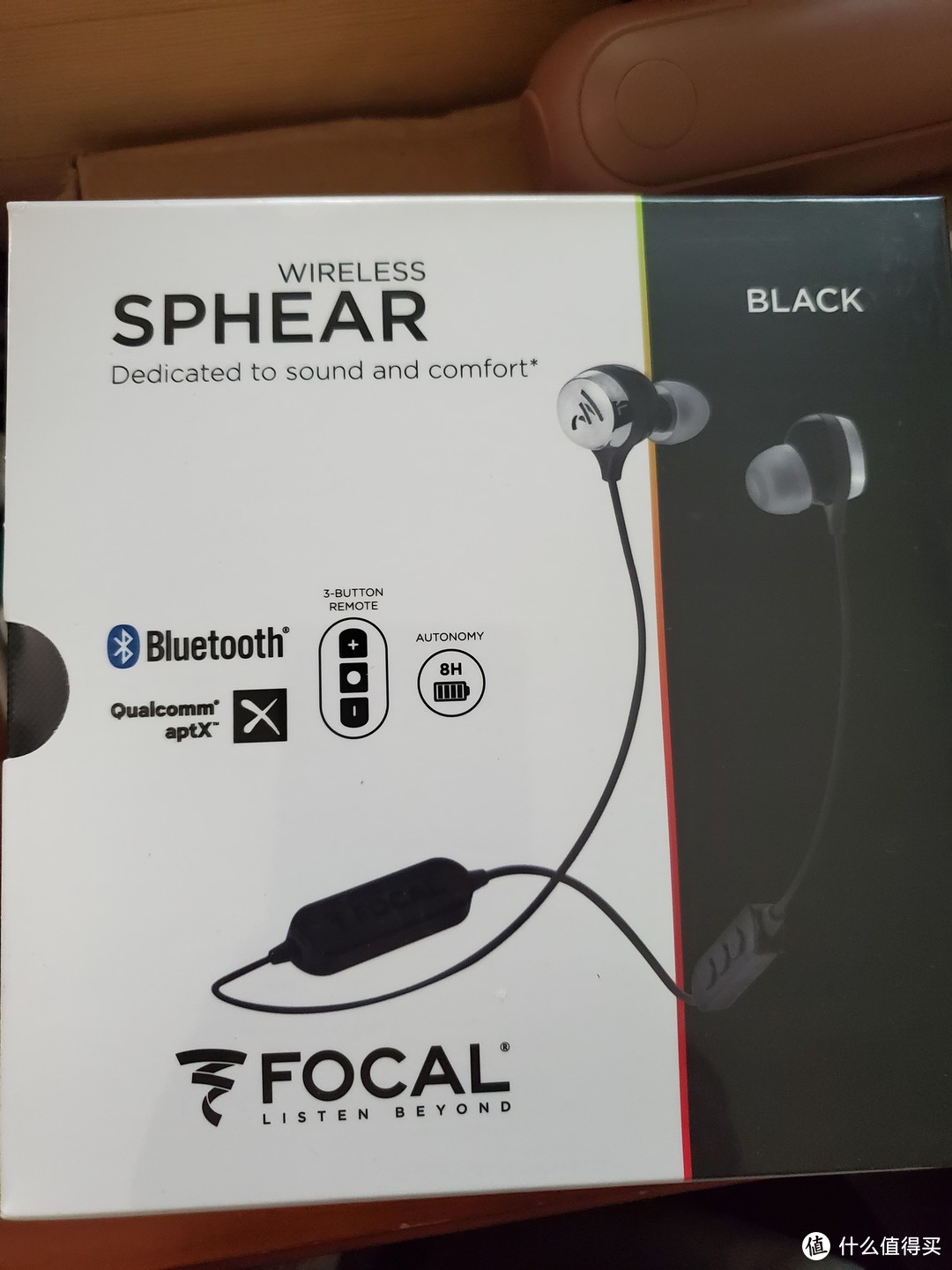 来自法国的大牌蓝牙耳机 focal 劲浪耳机 sphear wireless 无线蓝牙入耳式运动HIFI耳机 