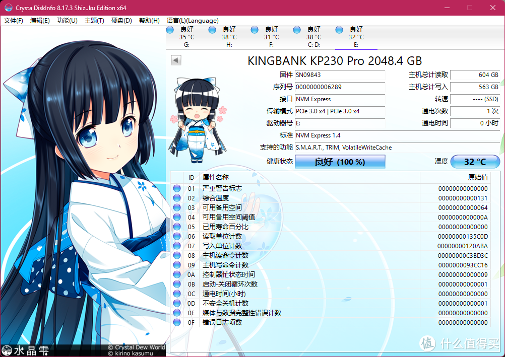 金百达KP230 Pro，2TB固态硬盘评测，长江存储+联芸主控