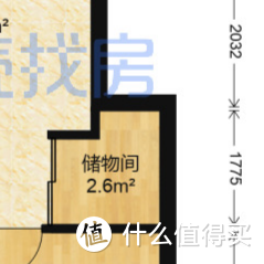 2平米的储物间，实际形状比图示更奇怪