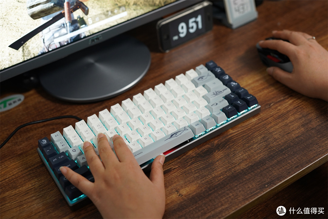 雷柏MT510Pro多模式背光机械键盘紧凑布局快银轴兼顾办公游戏