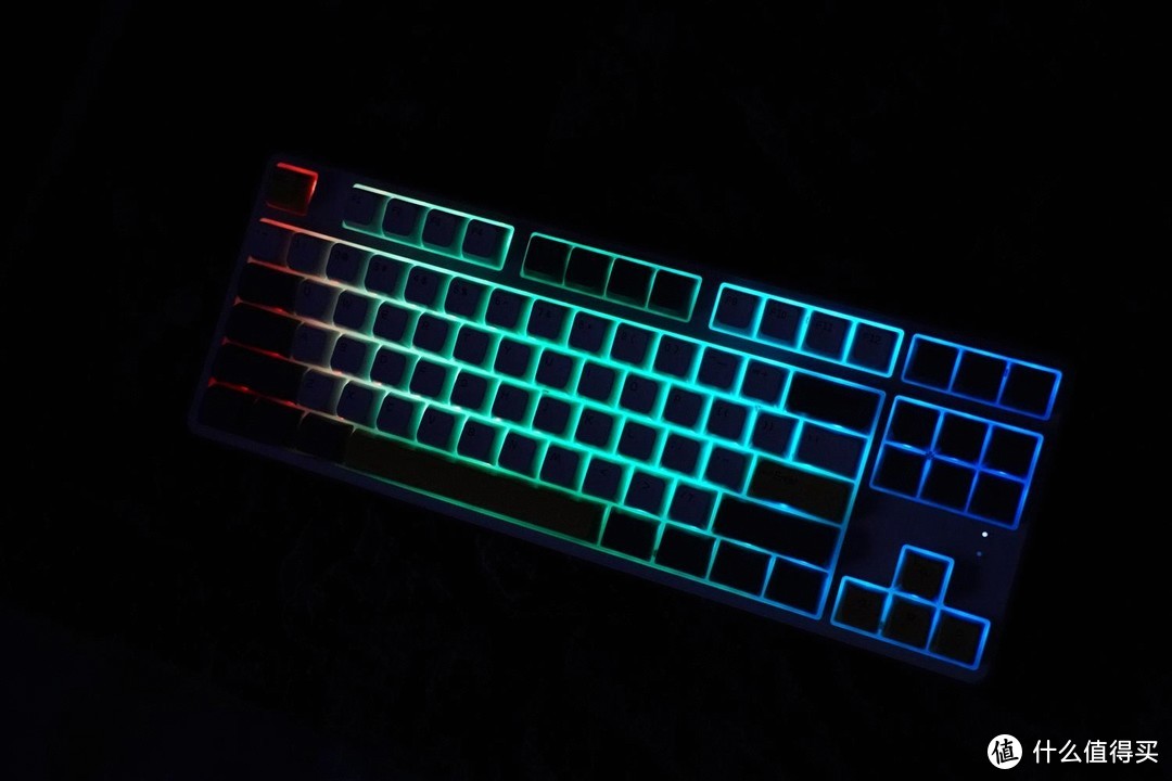 三层消音+RGB灯效， 仅售299元起！黑爵AK873三模机械键盘上手