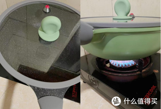 二，质量  从小细节里面可以看出锅具的质量，比如手柄和锅具之间有没有缝隙：