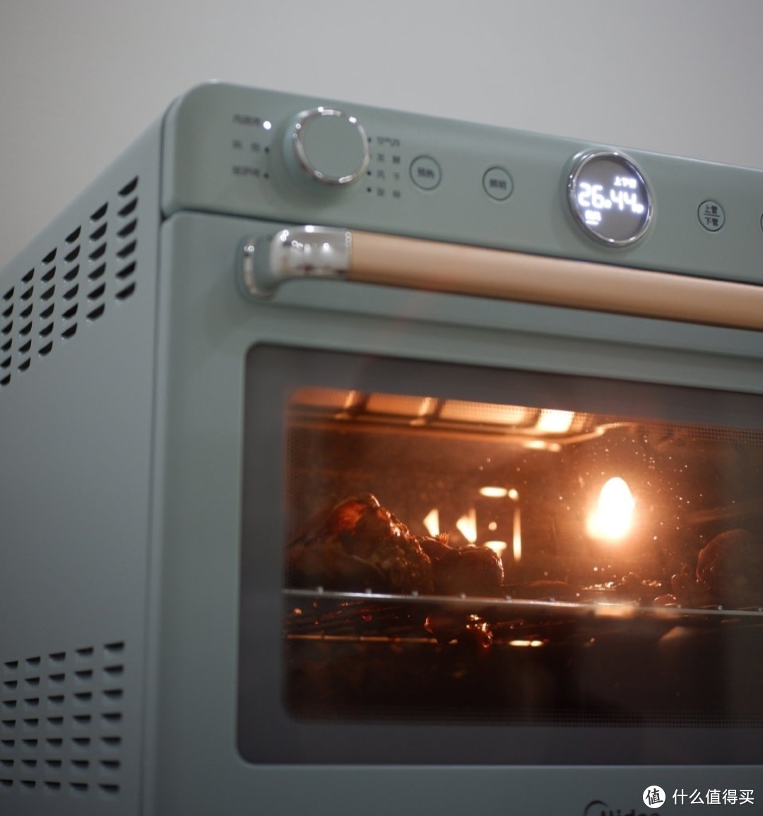 美的初见风炉烤箱家用烘焙空气炸锅