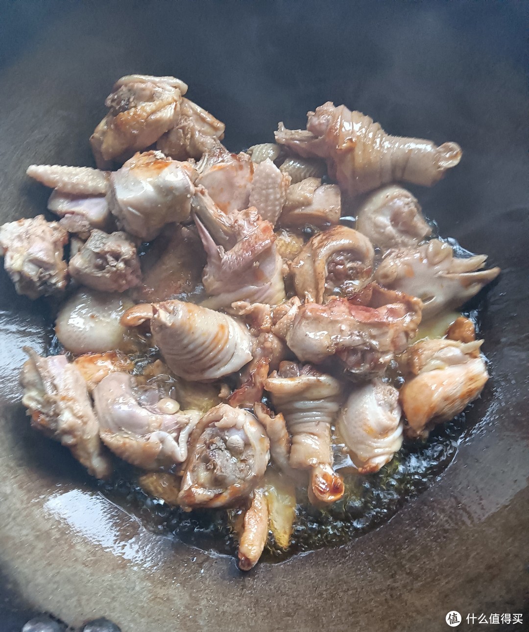家常菜，土豆茶树菇烧鸡块