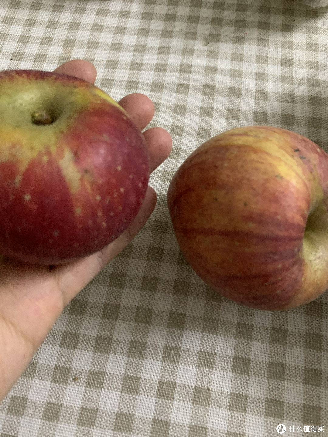 苹果+香梨+雪桃，脆甜的水果。