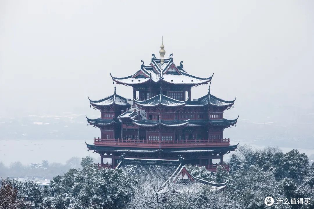 ▲杭州的雪