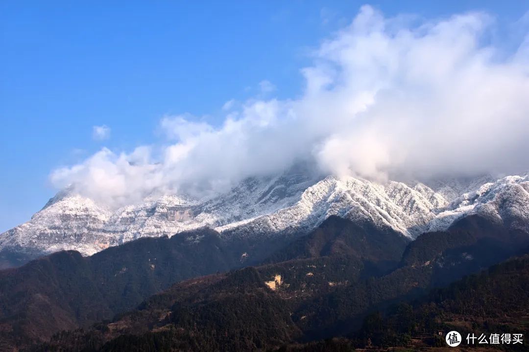 ▲秦岭的雪