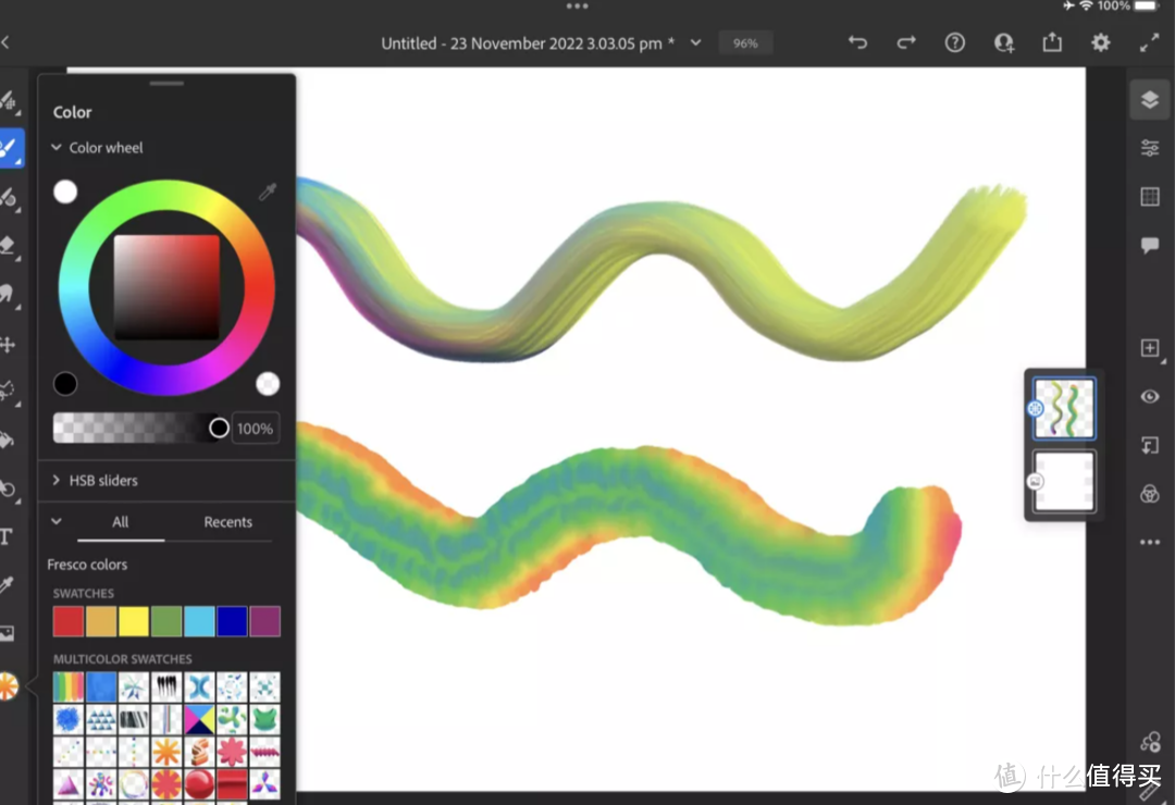 出色的绘图软件来自Adobe Fresco