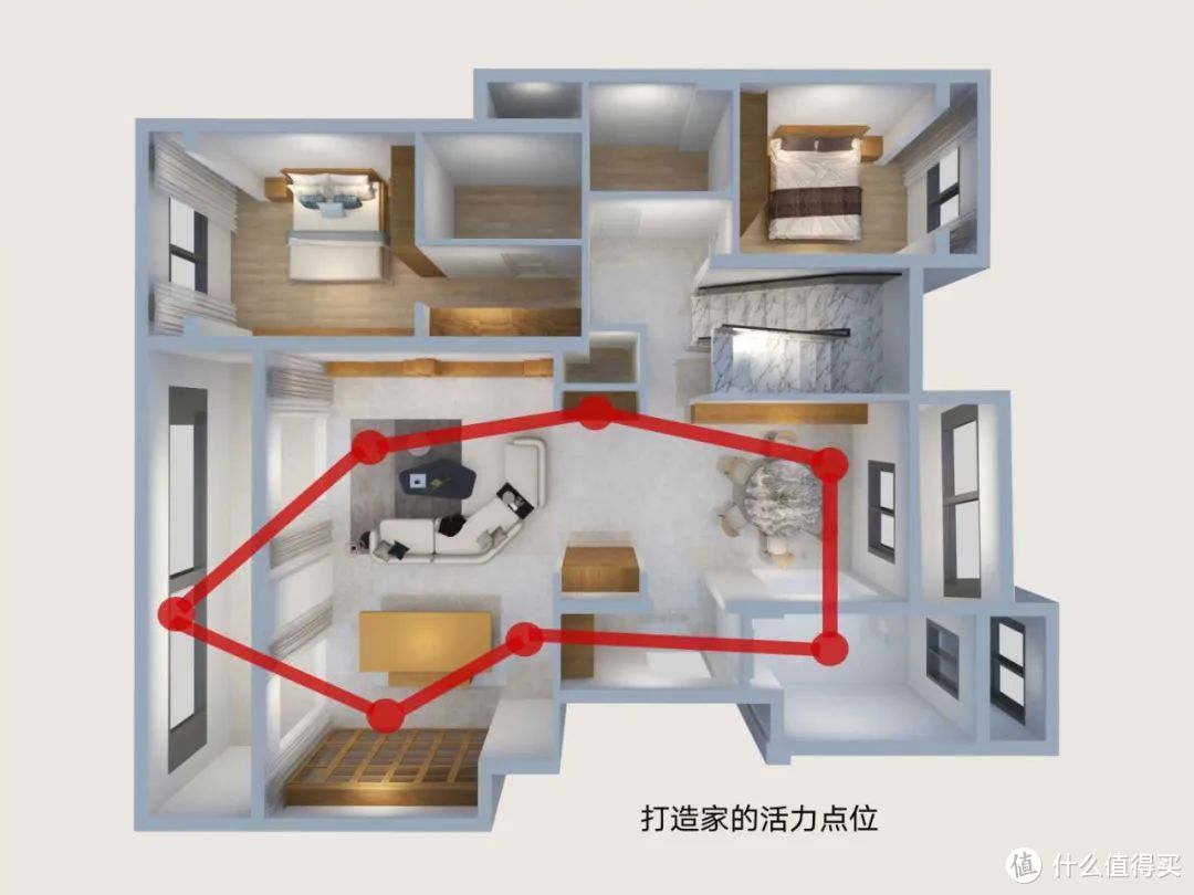 空间显大底层逻辑，超宽客厅如何布局，杭州业主玩明白了