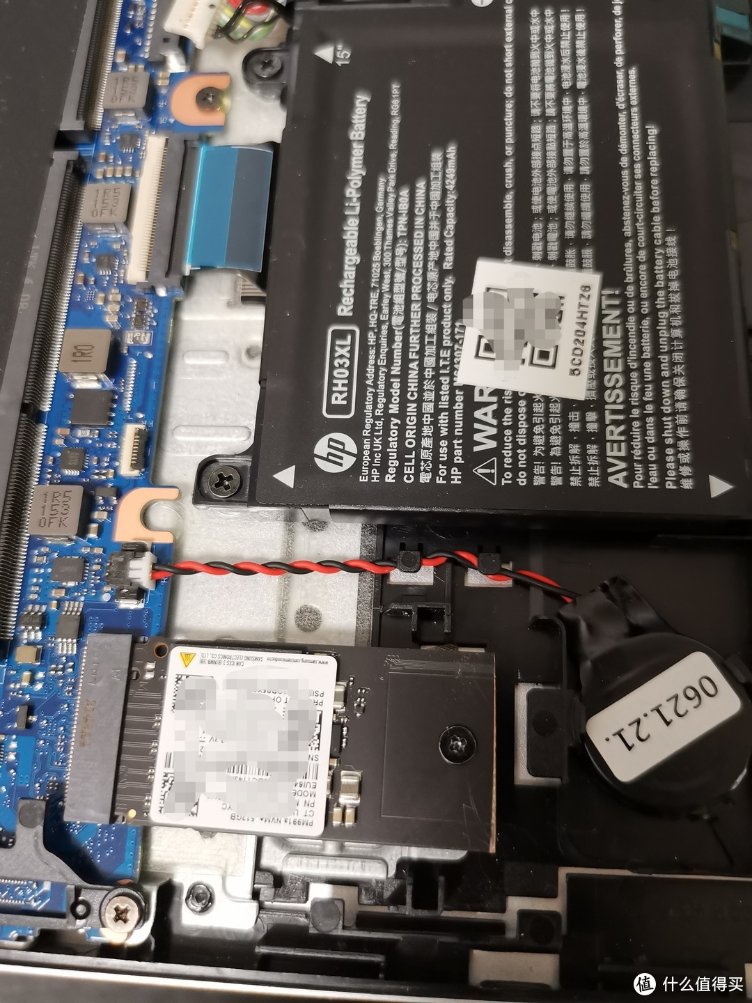 hp惠普 战66 五代 拆机 西数黑盘 WD SN770硬盘更新记(下）（切割原厂P991a 装入sn570)