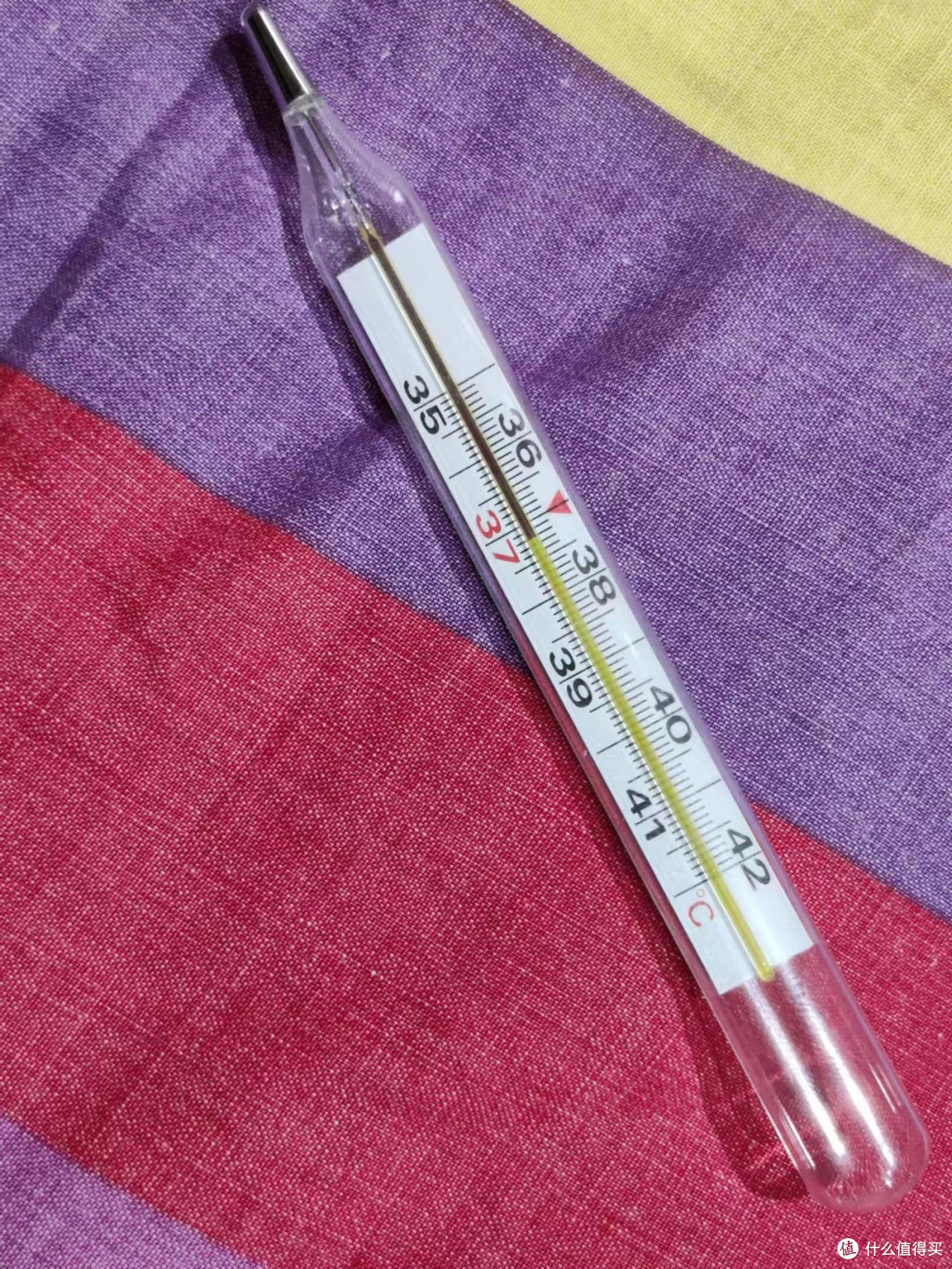 今早体温回到了37.2°c.