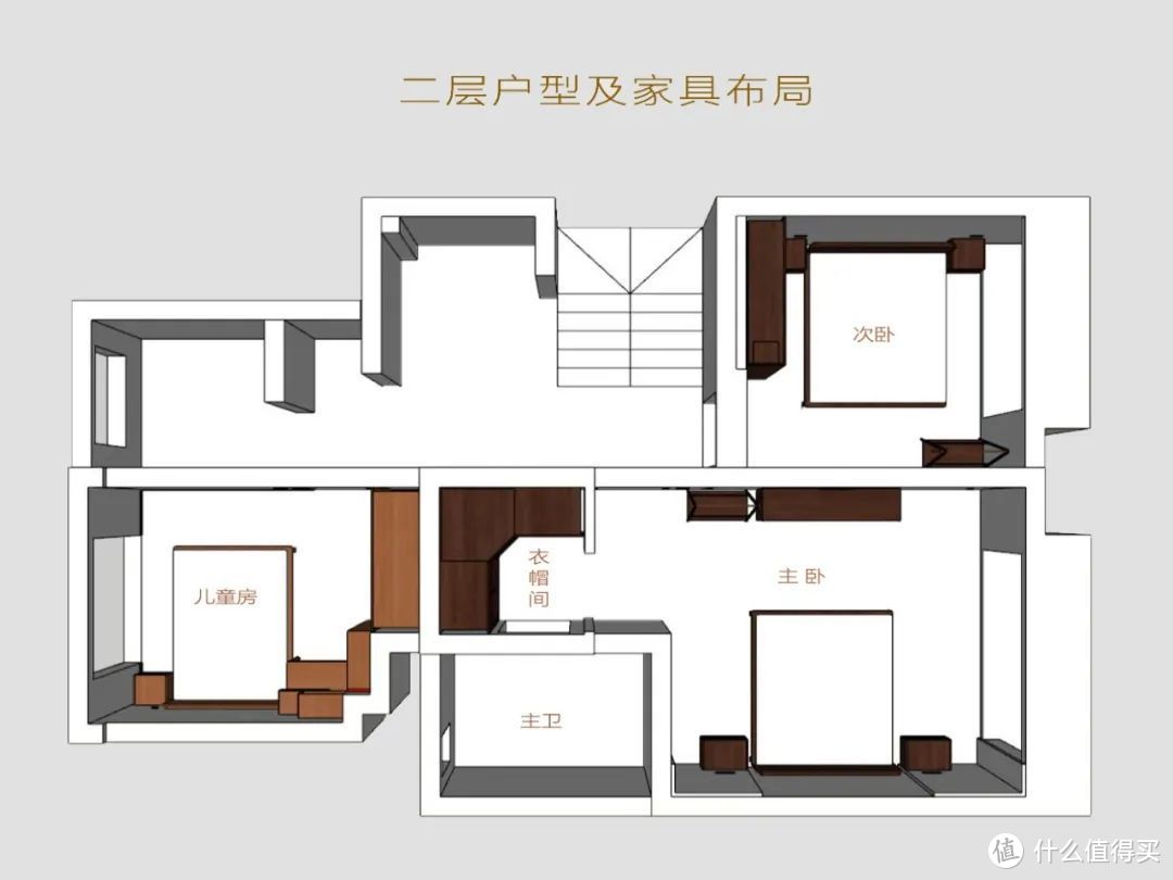 客厅70平主卧30平，分段书柜+衣帽间，苏州业主复式之家，慕啦