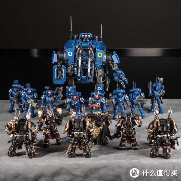 玩模总动员：圣吉列斯之血 VS “WAAAGH”大法，暗源战锤40K系列可动人偶开箱